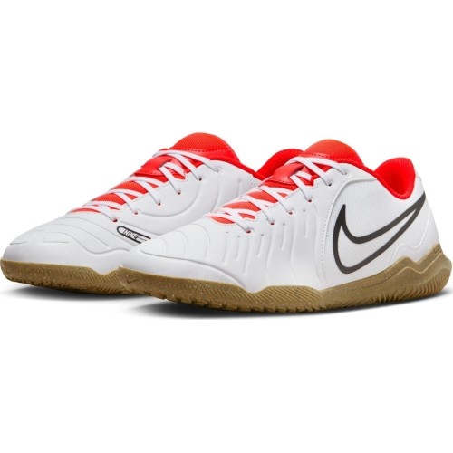 Buty piłkarskie Nike Jr Legend 10 Club IC White Red DV4343 100