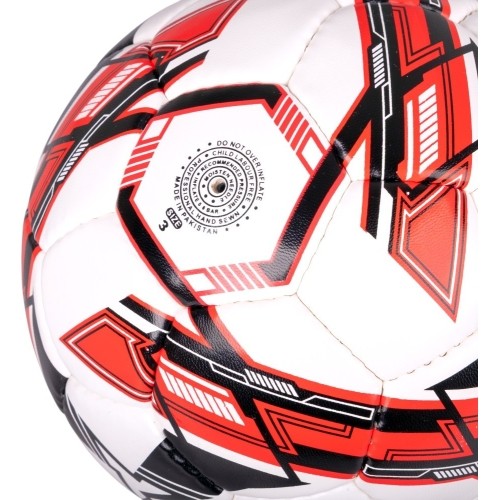 Piłka nożna SPARTAN Club Junior - Black-Red