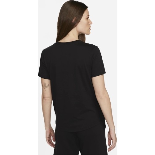 Koszulka damska Nike W NSW Club SS Tee Icn Ftra czarna DX7906 010