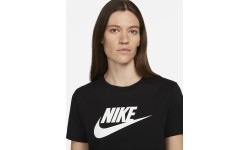 Koszulka damska Nike W NSW Club SS Tee Icn Ftra czarna DX7906 010