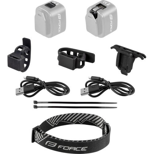 Zestaw lampek FORCE FLEA // 200LM, USB-C