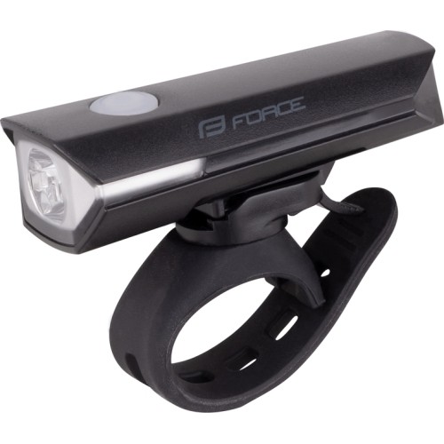 Lampka przednia FORCE FLUX 200LM, USB-C