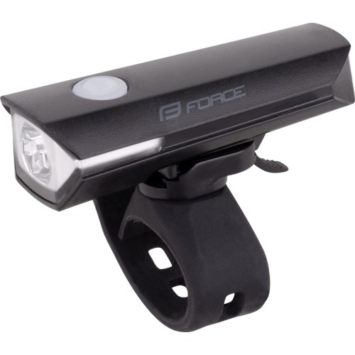 Lampka przednia FORCE FLUX 200LM, USB-C
