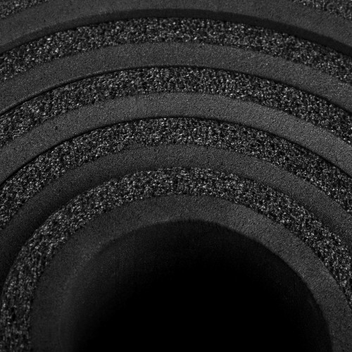 Dwuwarstwowa poduszka do spania 180x50x1 cm o zwiększonej odporności mechanicznej czarna Spokey CAMPINOS