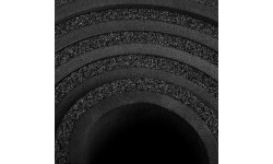 Dwuwarstwowa poduszka do spania 180x50x1 cm o zwiększonej odporności mechanicznej czarna Spokey CAMPINOS