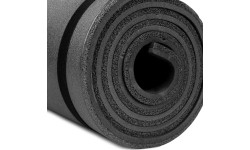 Dwuwarstwowa poduszka do spania 180x50x1 cm o zwiększonej odporności mechanicznej czarna Spokey CAMPINOS