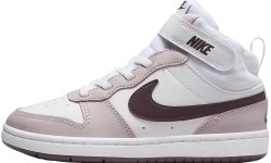 Buty dziecięce Nike Court Borough Mid 2 White Violet CD7783 118