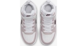 Buty dziecięce Nike Court Borough Mid 2 White Violet CD7783 118