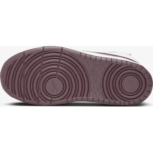 Buty dziecięce Nike Court Borough Mid 2 White Violet CD7783 118