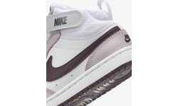 Buty dziecięce Nike Court Borough Mid 2 White Violet CD7783 118