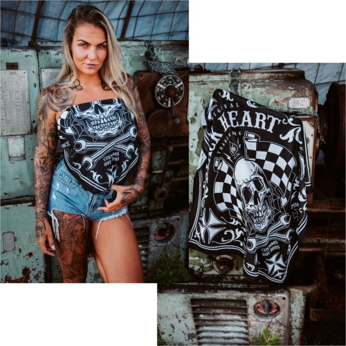 Ocieplacz na szyję W-TEC Black Heart Bandest - Bones