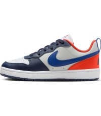 Buty młodzieżowe Nike Court Borough Low Blue Orange DV5456 401