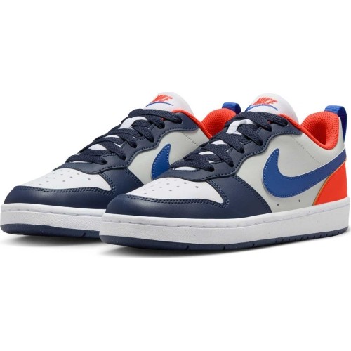 Buty młodzieżowe Nike Court Borough Low Blue Orange DV5456 401