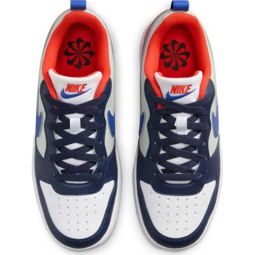 Buty młodzieżowe Nike Court Borough Low Blue Orange DV5456 401