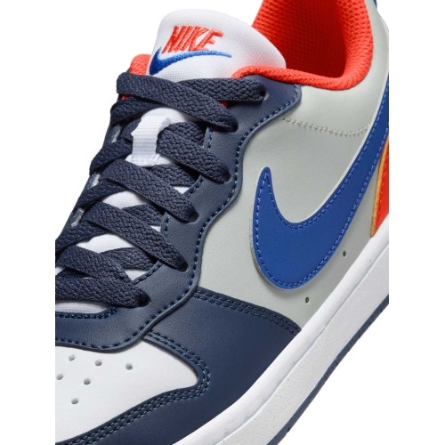 Buty młodzieżowe Nike Court Borough Low Blue Orange DV5456 401