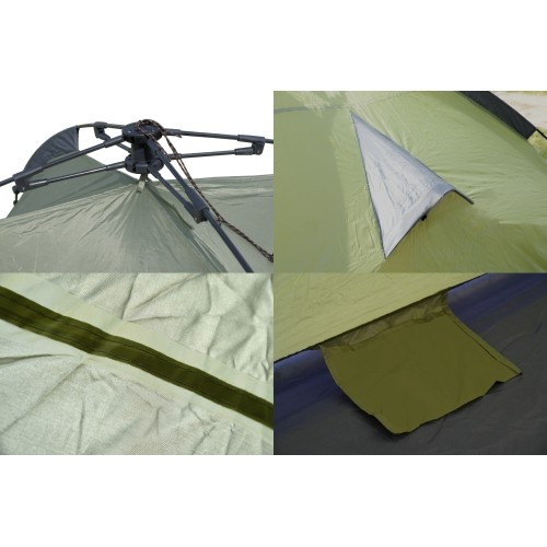 Szybko składany namiot BUDVA dla 3-4 osób 280x220x140cm PU3000mm