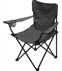 Składane krzesło kempingowe BARI szare