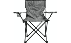 Składane krzesło kempingowe BARI szare