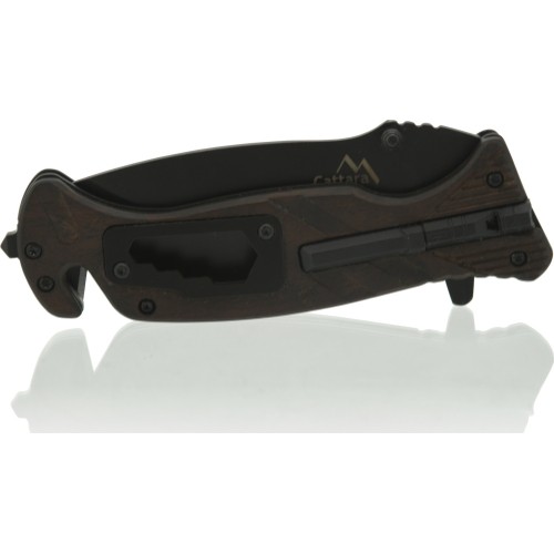 Nóż składany BLACK BLADE z blokadą bezpieczeństwa 21,7cm