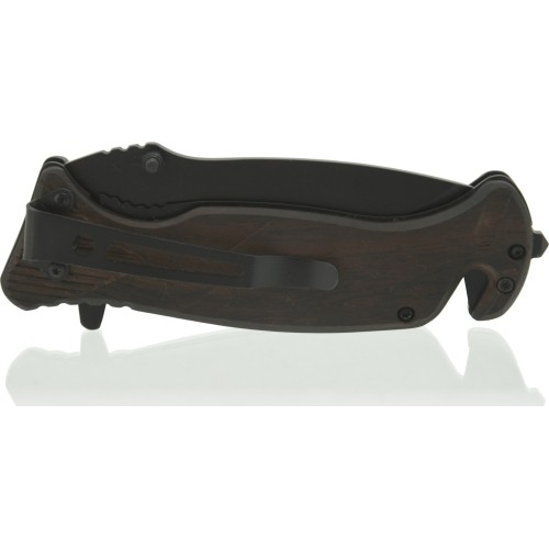 Nóż składany BLACK BLADE z blokadą bezpieczeństwa 21,7cm