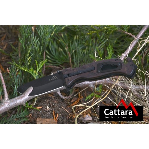 Nóż składany BLACK BLADE z blokadą bezpieczeństwa 21,7cm