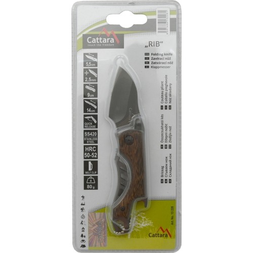 Nóż zamykający RIB z blokadą bezpieczeństwa 14cm