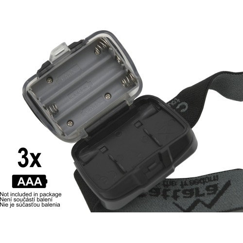 Reflektor HORNET 130lm COB 3xAAA