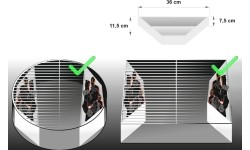 Pudełko do grillowania pośredniego 2 szt.