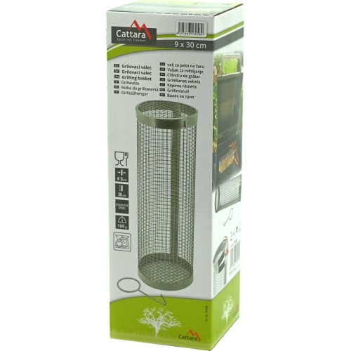 Cylinder grilla ze stali nierdzewnej 9x30cm