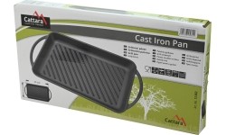 Patelnia do grillowania z uchwytami LITINA 33x21,5cm