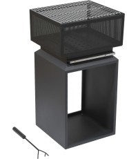 Palenisko CUBE z rusztem, 74 cm