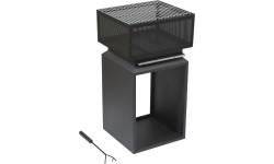 Palenisko CUBE z rusztem, 74 cm