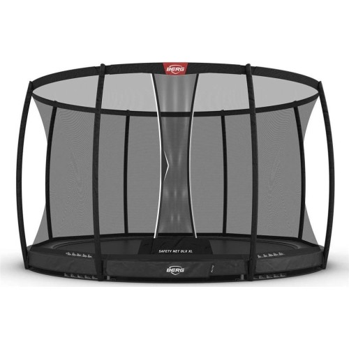 BERG Elite InGround 430 szary + siatka ochronna DLX XL