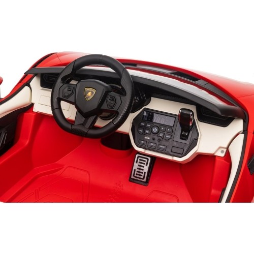 Pojazd elektryczny Lamborghini SIAN, czerwony