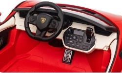 Pojazd elektryczny Lamborghini SIAN, czerwony