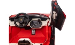 Pojazd elektryczny Lamborghini SIAN, czerwony