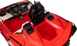 Pojazd elektryczny Lamborghini SIAN, czerwony