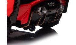 Pojazd elektryczny Lamborghini SIAN, czerwony