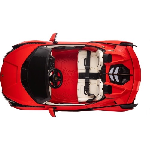 Pojazd elektryczny Lamborghini SIAN, czerwony