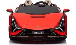 Pojazd elektryczny Lamborghini SIAN, czerwony
