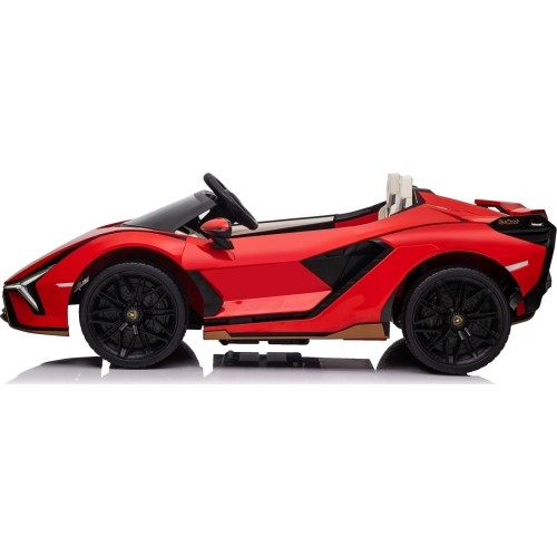 Pojazd elektryczny Lamborghini SIAN, czerwony