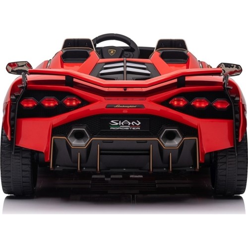 Pojazd elektryczny Lamborghini SIAN, czerwony