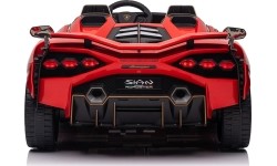 Pojazd elektryczny Lamborghini SIAN, czerwony