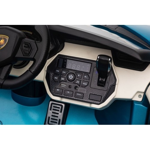 Pojazd elektryczny Lamborghini SIAN, niebieski