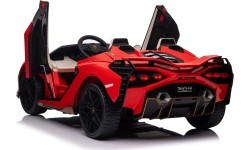 Pojazd elektryczny Lamborghini SIAN, czerwony