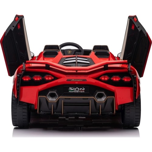 Pojazd elektryczny Lamborghini SIAN, czerwony