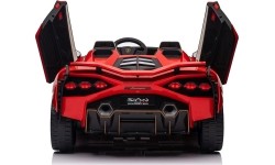 Pojazd elektryczny Lamborghini SIAN, czerwony