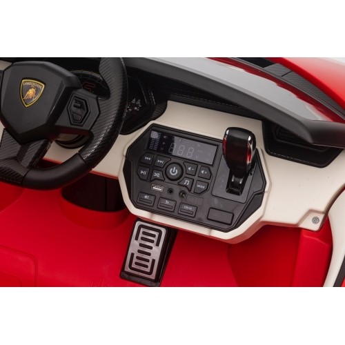 Pojazd elektryczny Lamborghini SIAN, czerwony
