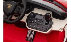 Pojazd elektryczny Lamborghini SIAN, czerwony