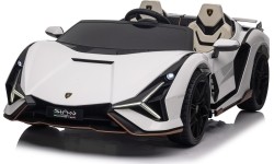Pojazd elektryczny Lamborghini SIAN, biały